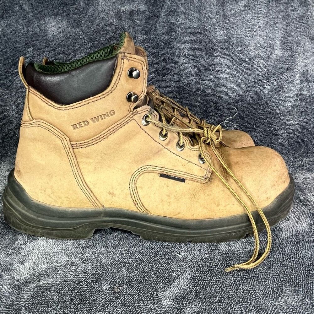 Red Wing Shoes King Toe Work Boots Mens Size 10.5 Brown Leather - Picture 3 of 8